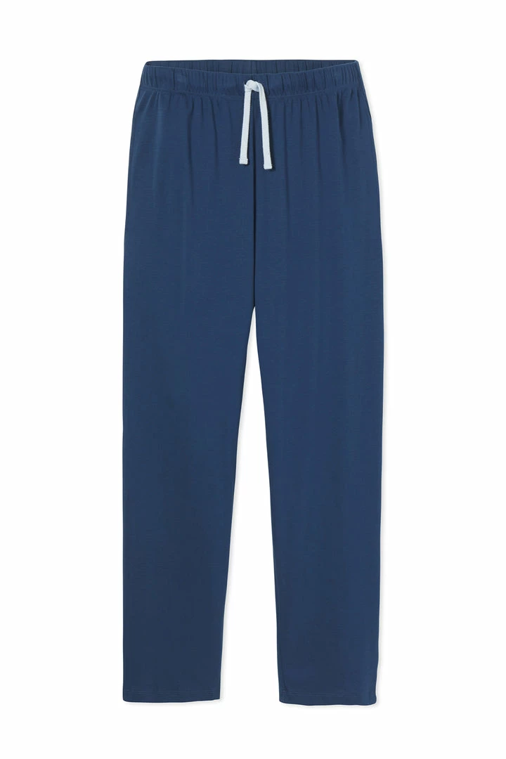 LAKE Men's Pima Pajama Pants In Navy