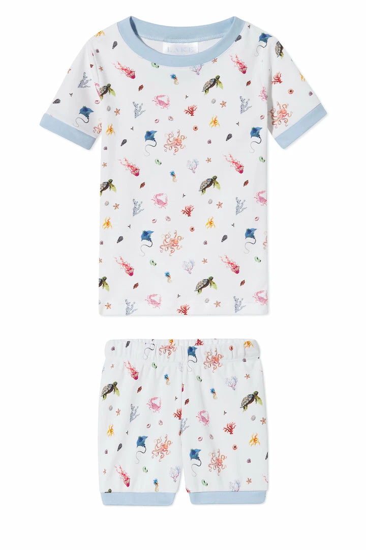 LAKE Kids Shorts Set In Ocean Kingdom New Arrivals