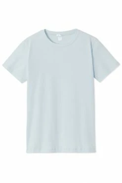 LAKE Pima Sleep Tee In Pale Blue Women