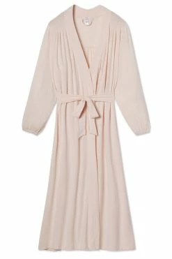 LAKE DreamKnit Midi Robe In Peony