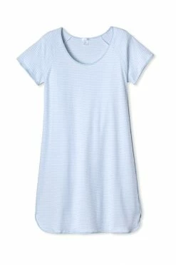 LAKE Pima Nightgown In Porcelain Women