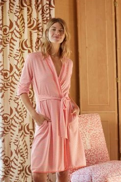 LAKE Women Pima Robe In Sarong