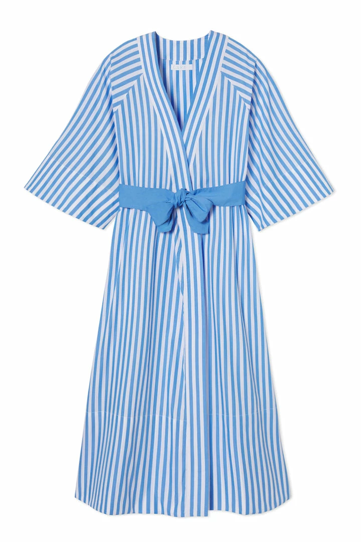 LAKE Women Kimono Robe In Regatta Blue