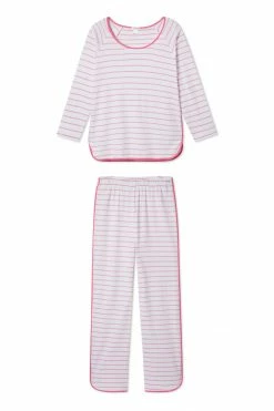 LAKE Pima Long-Long Set In Rose Women