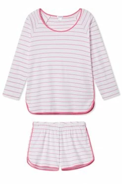 LAKE Pima Long-Short Set In Rose Women