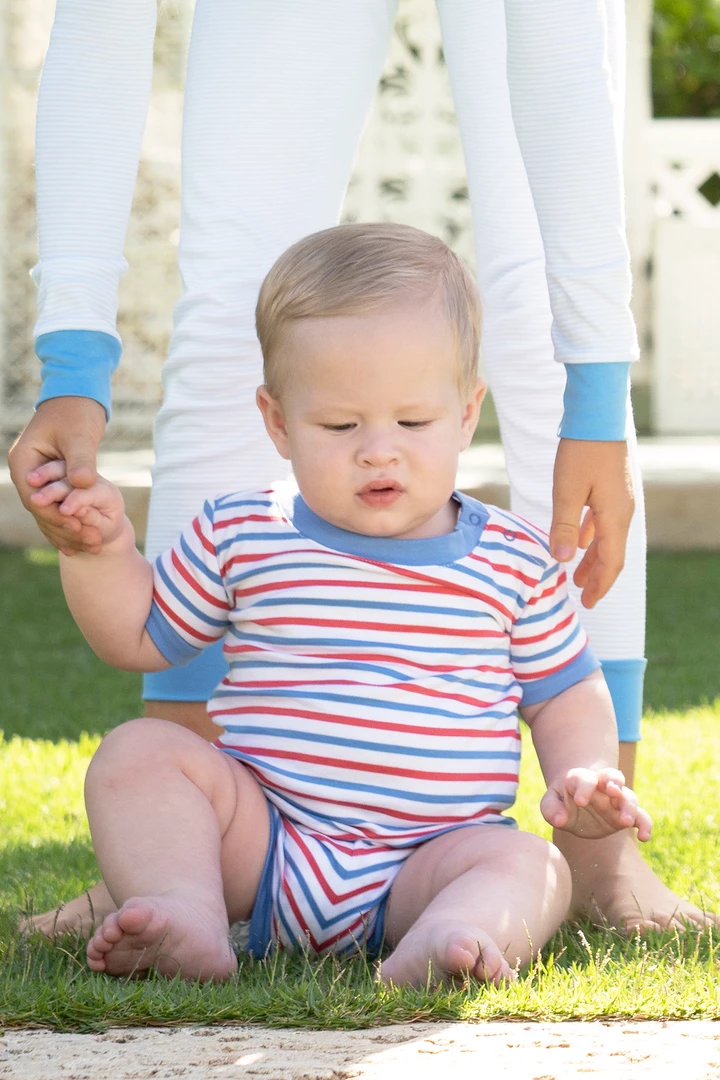 LAKE Baby Shorts Set In Sail