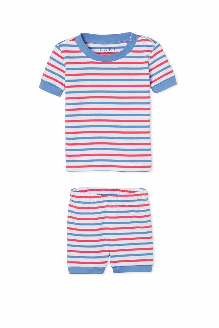 LAKE Baby Shorts Set In Sail