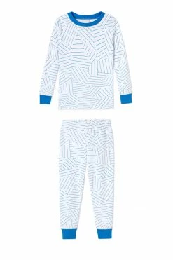 Schumacher X LAKE Kids Long-Long Set In Cobalt