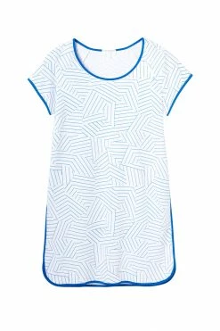 Schumacher X LAKE Pima Nightgown In Cobalt Women