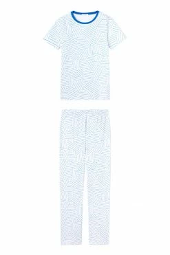 Schumacher X LAKE Pima Short-Long Weekend Set In Cobalt Women