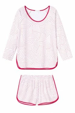 Schumacher X LAKE Pima Long-Short Set In Red Women