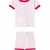 Schumacher X LAKE Baby Shorts Set In Red