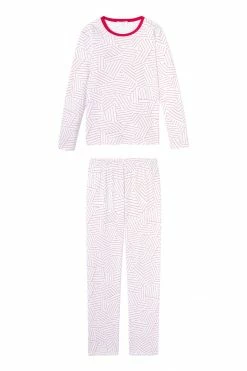 Women Schumacher X LAKE Pima Long-Long Weekend Set In Red