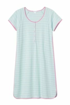 LAKE Pima Maternity Nightgown In Spritz