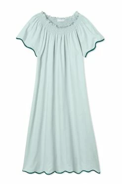 LAKE Patio Midi Dress In Spruce