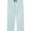LAKE Women Poplin Pajama Pants In Spruce