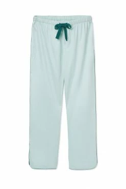 LAKE Women Poplin Pajama Pants In Spruce