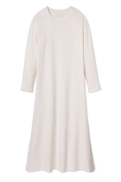 LAKE Sweatshirt Dress In Ecru