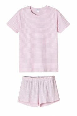 LAKE Pima Weekend Shorts Set In Lily Women