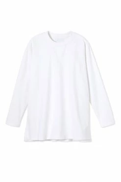 LAKE Women Sweatshirt Tunic In White