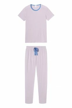 LAKE DreamKnit Ribbon Short-Long Set In Wild Flower