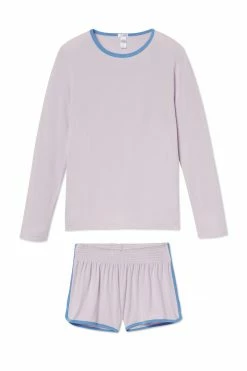 LAKE DreamKnit Vintage Long-Short Set In Wild Flower