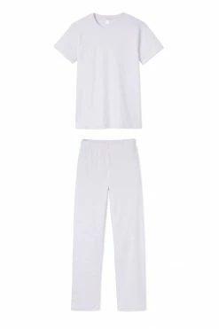 LAKE Women Pima Short-Long Weekend Set In Wisteria