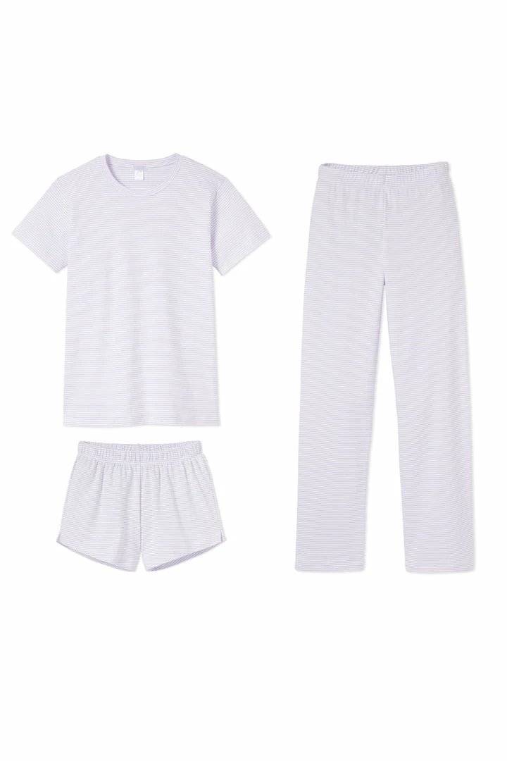 LAKE Women Pima Weekend Bundle In Wisteria